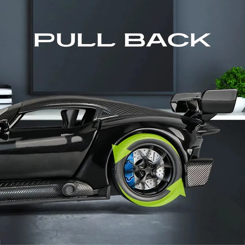 Black Aston Martin Vulcan 1:32 Scale Collectible Model