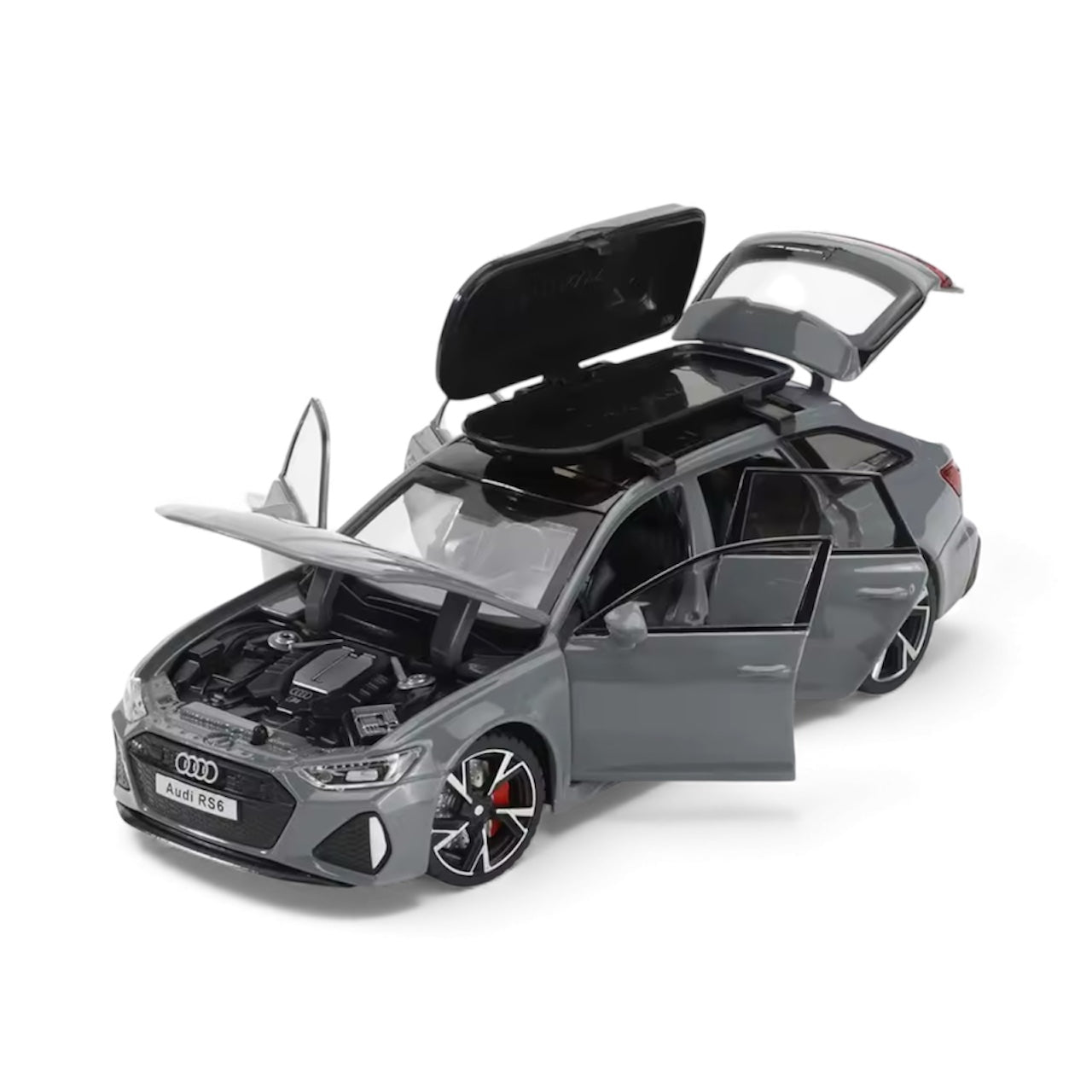 Audi RS6 Full Spec 1:32 Scale Collectible Model Nardo Gray Edition