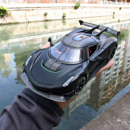 Black Koenigsegg Jesko Attack 1:24 Scale Collectible Model