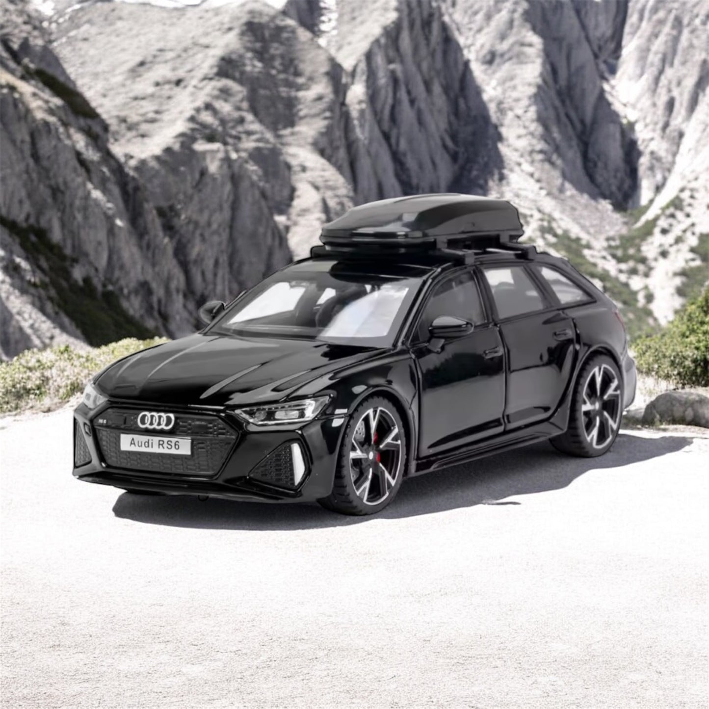 Audi RS6 Full Spec 1:32 Scale Collectible Model Black Edition