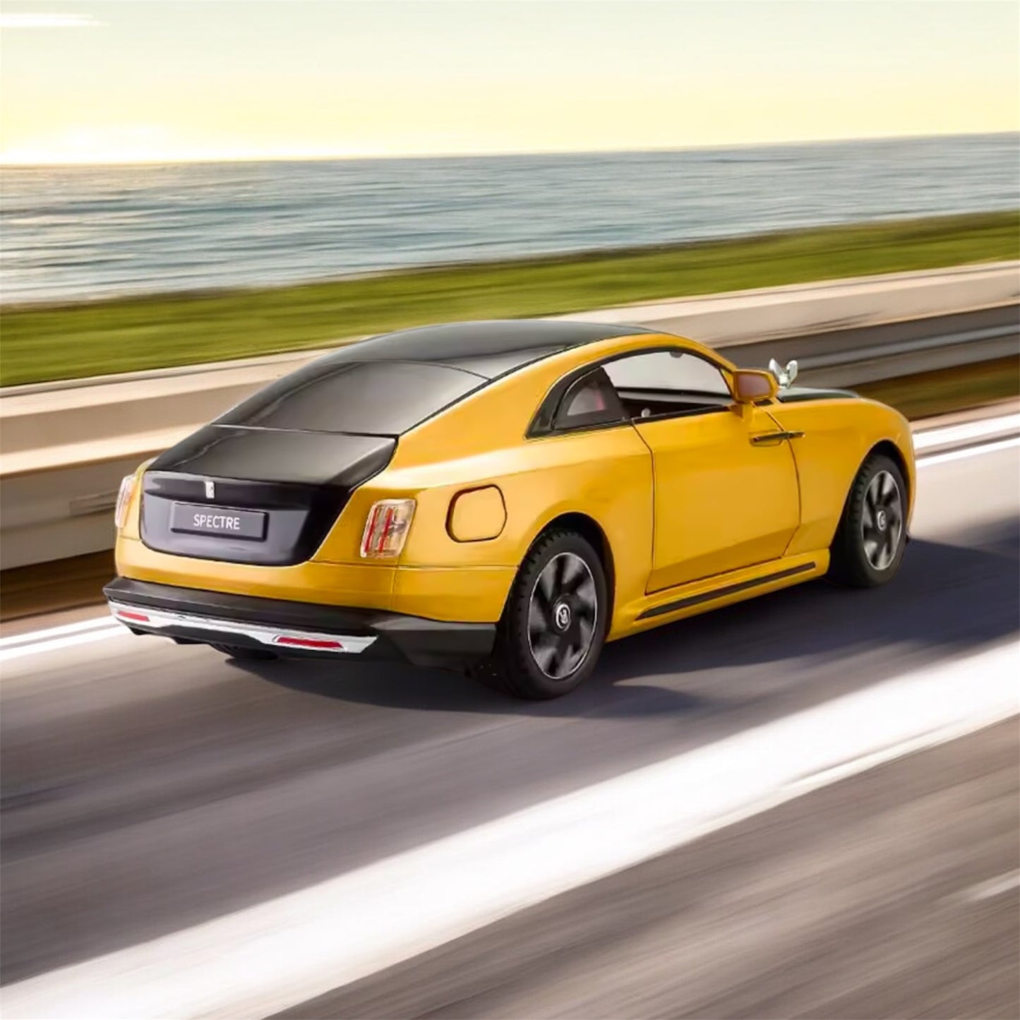 Rolls Royce Spectre 1:24 Scale Collectible Model Sunset Gold